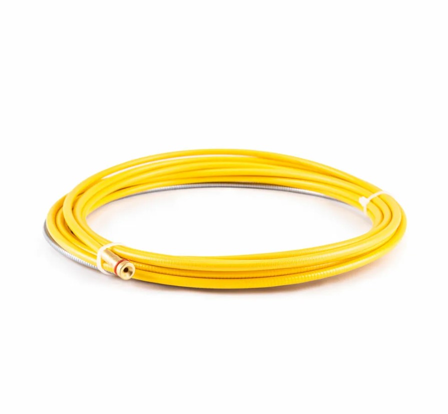 Канал направляющий СТАЛЬ (FoxWeld) Желтый 5 м  (1,2-1,6мм) Канал направляющий СТАЛЬ (FoxWeld) Желтый 5 м  (1,2-1,6мм)