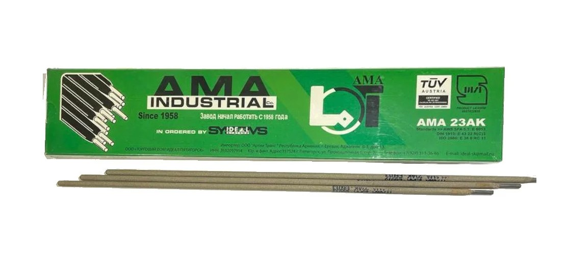 Электрод для дуговой электросварки Идеал Системс-АМА Е6013 3.25х350 мм, 1 кг Ideal Эл 3,25 Ид.Сис-АМА 1кг
