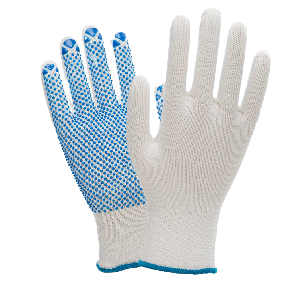 ПЕРЧАТКИ С ТОЧЕЧНЫМ ПВХ ПОКРЫТИЕМ NITRAS 6100