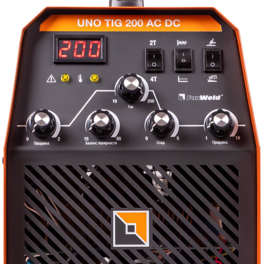 Аппарат аргонодуговой сварки FoxWeld UNO TIG 200 DC PULSE с НАКС