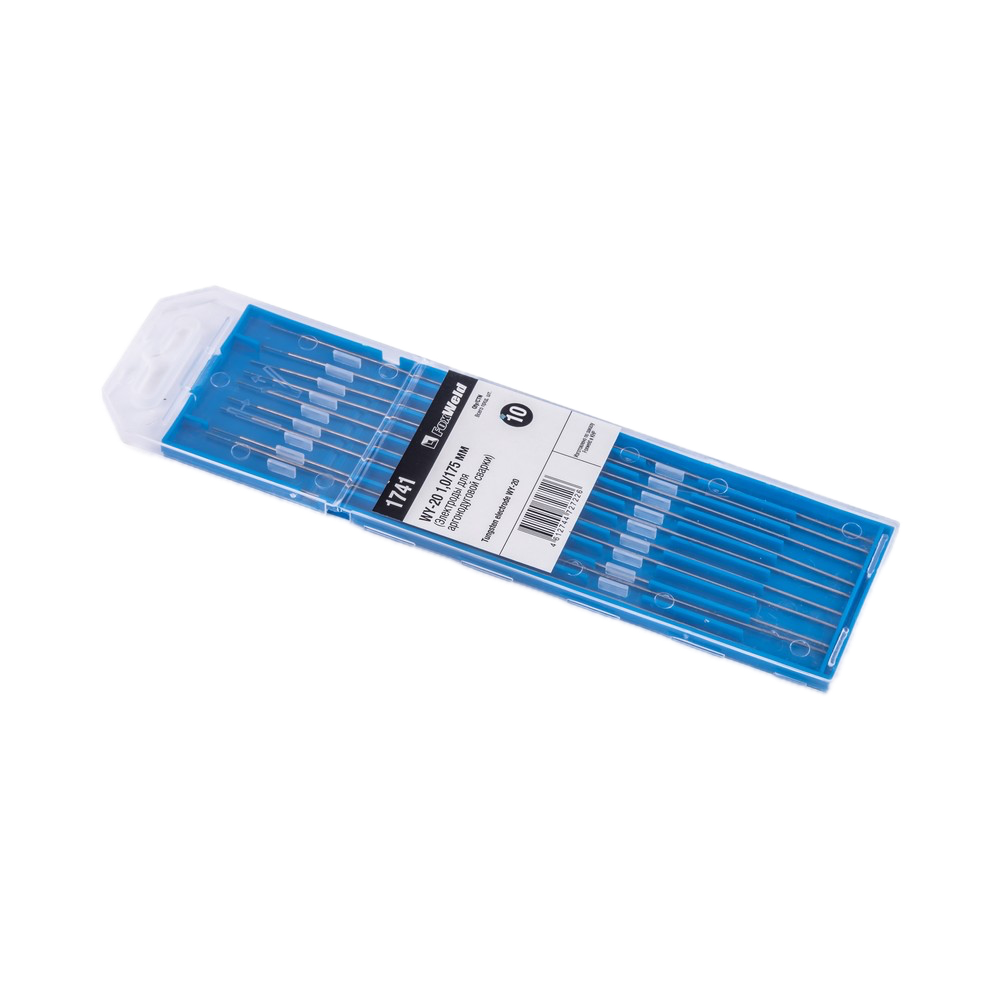 Вольфрамовый электрод WY-20  (темно-синий) 1,0х175 мм (FoxWeld) арт. 1741 Вольфрамовый электрод WY-20  (темно-синий) 1,0х175 мм (FoxWeld) арт. 1741