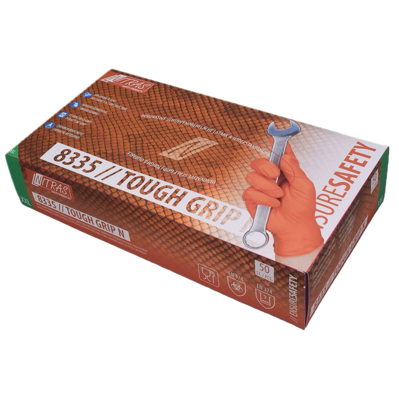 Перчатки NITRAS 8335 TOUGH GRIP N